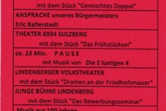 100 Jahre Lindenberger Volkstheater