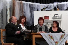 volkstheater lindenberg, inszenierung himmel und hoelle, loewensaal,  marion mollet, rolf reithmeier, sylvia kienast, baerbel sinds